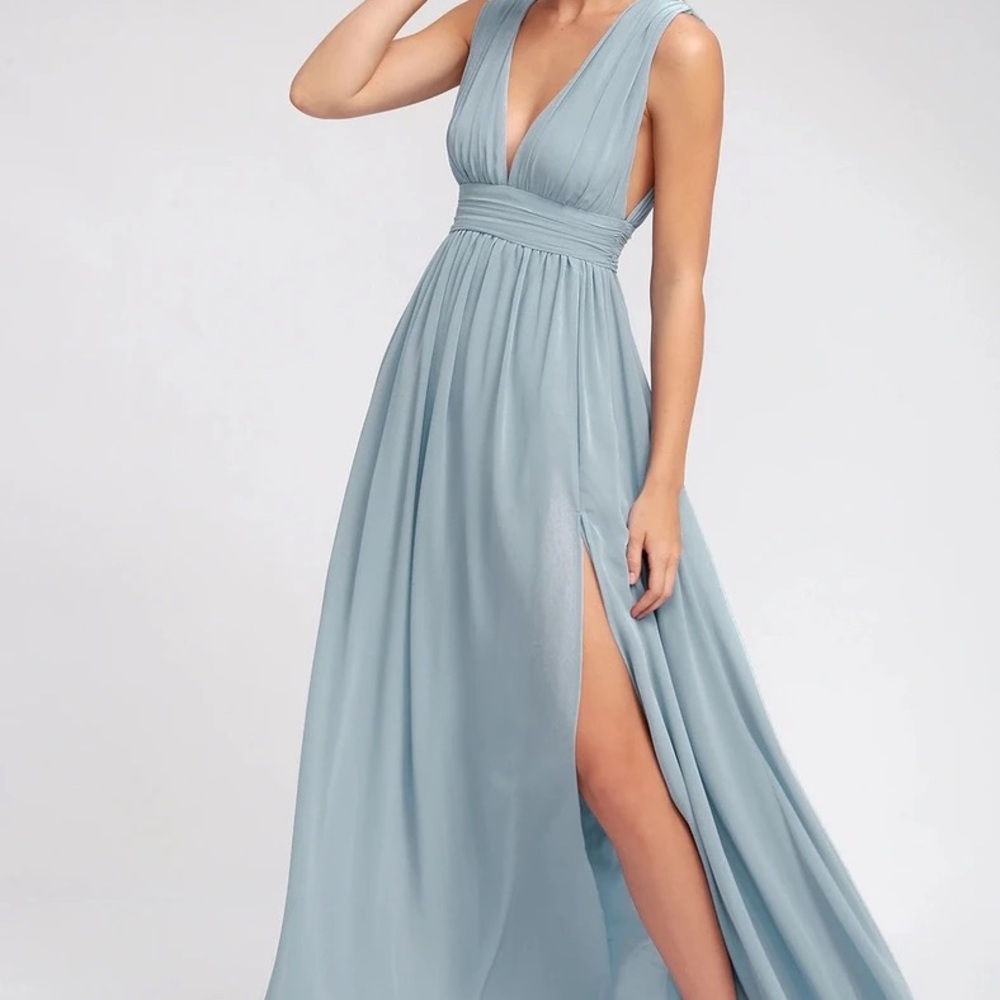 Lulus dress light blue, new! Medium